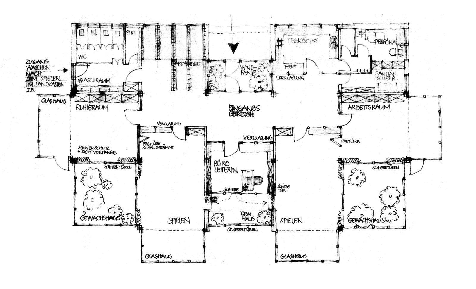 Holzskeletthaus Grundriss