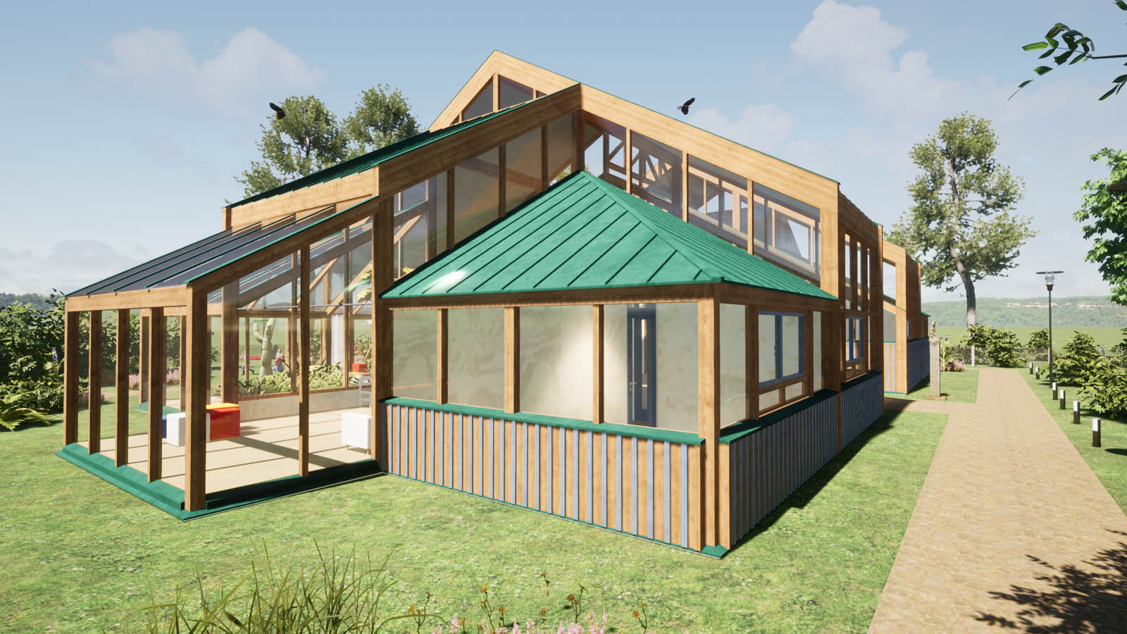 Holzskeletthaus Nordost