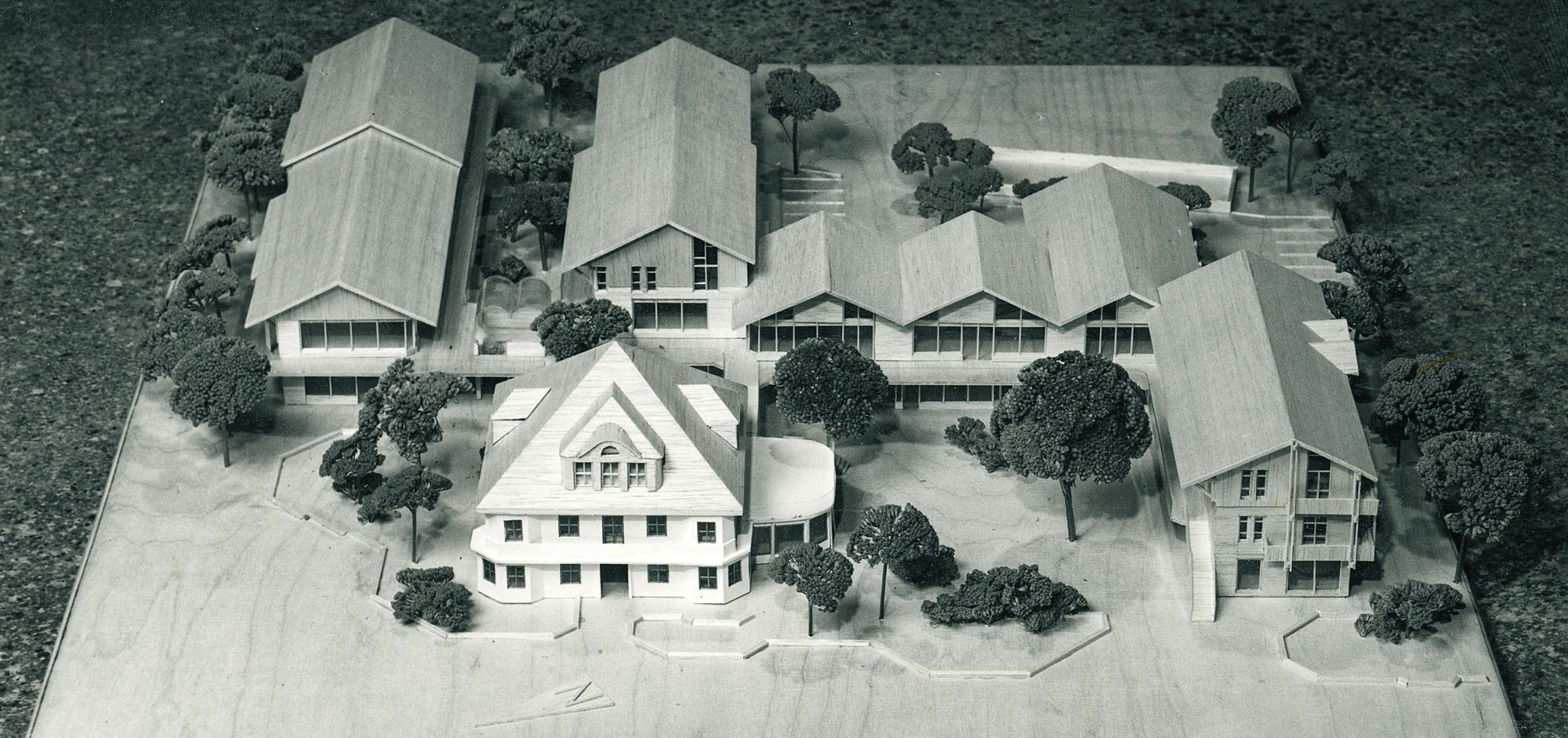 Modell des Geschäftszentrums