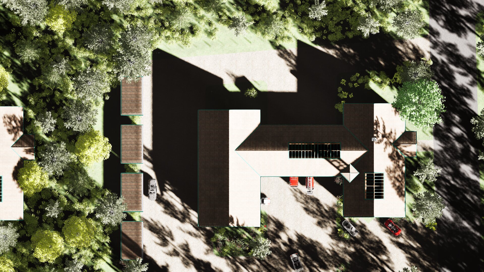 Holzskelettbauweise - Feuerwache mit Recyclinghof Feuerwache mit Recyclinghof