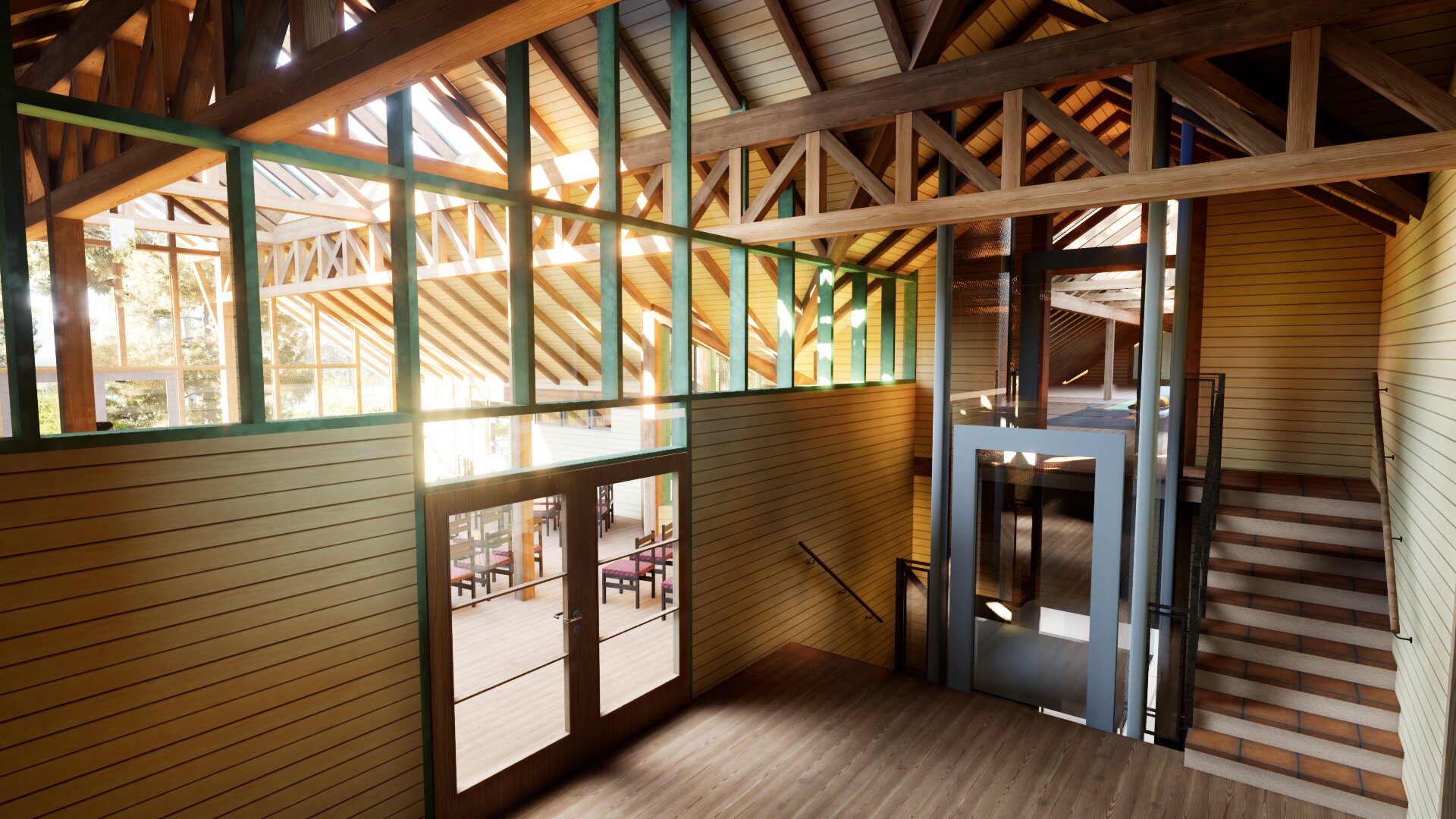 Holzskelettbauweise - Feuerwache mit Recyclinghof Feuerwache mit Recyclinghof