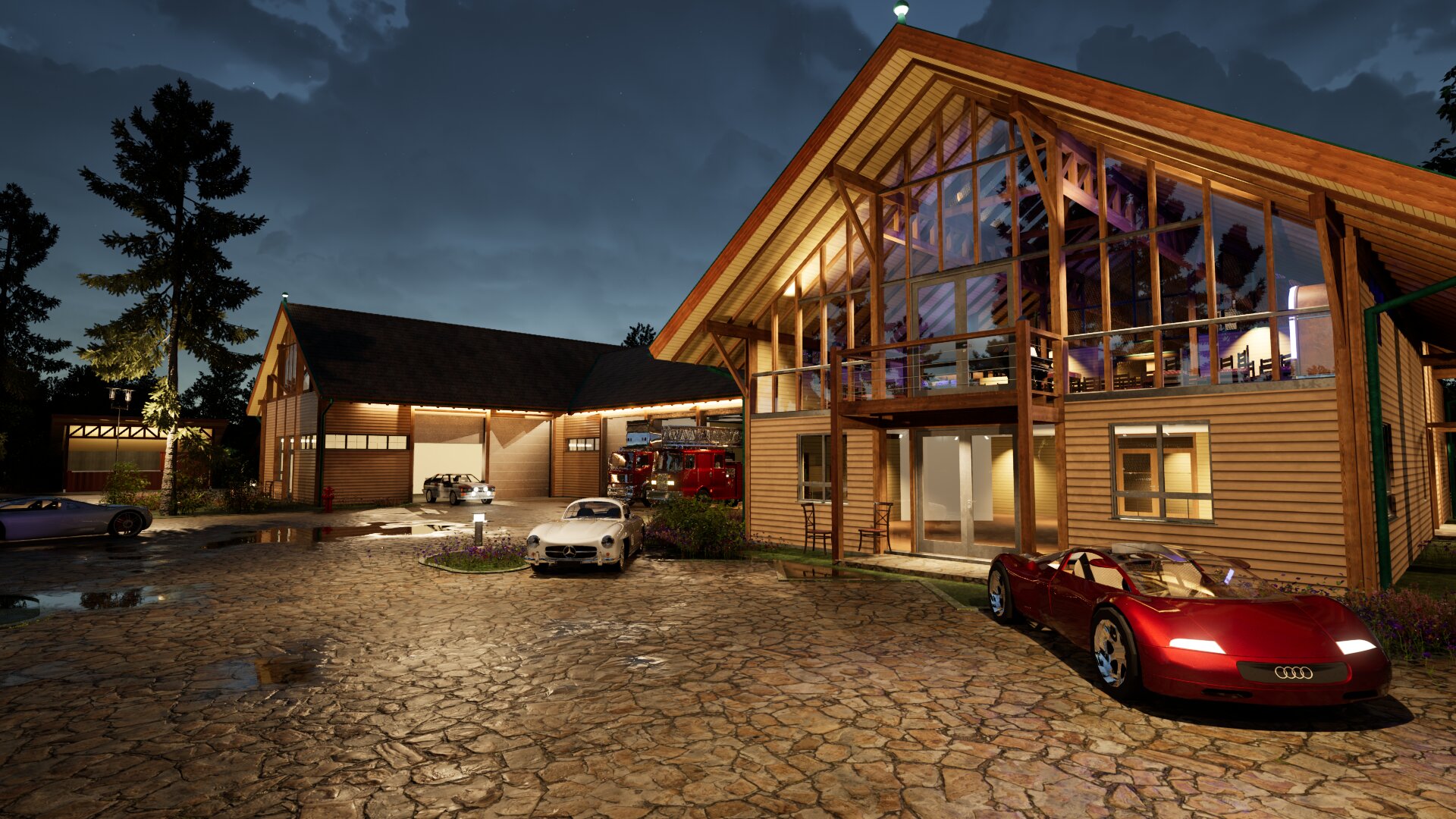 Feuerwehrhaus mit Bauhof und Recyclinghof