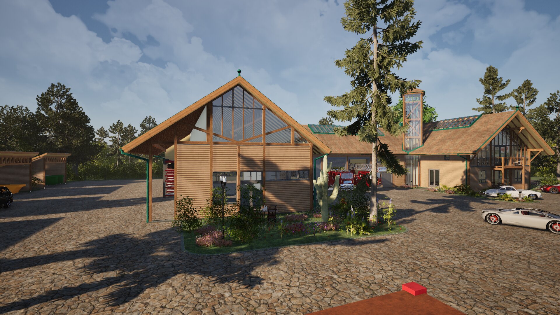 Holzskelettbauweise - Feuerwache mit Recyclinghof Feuerwache mit Recyclinghof