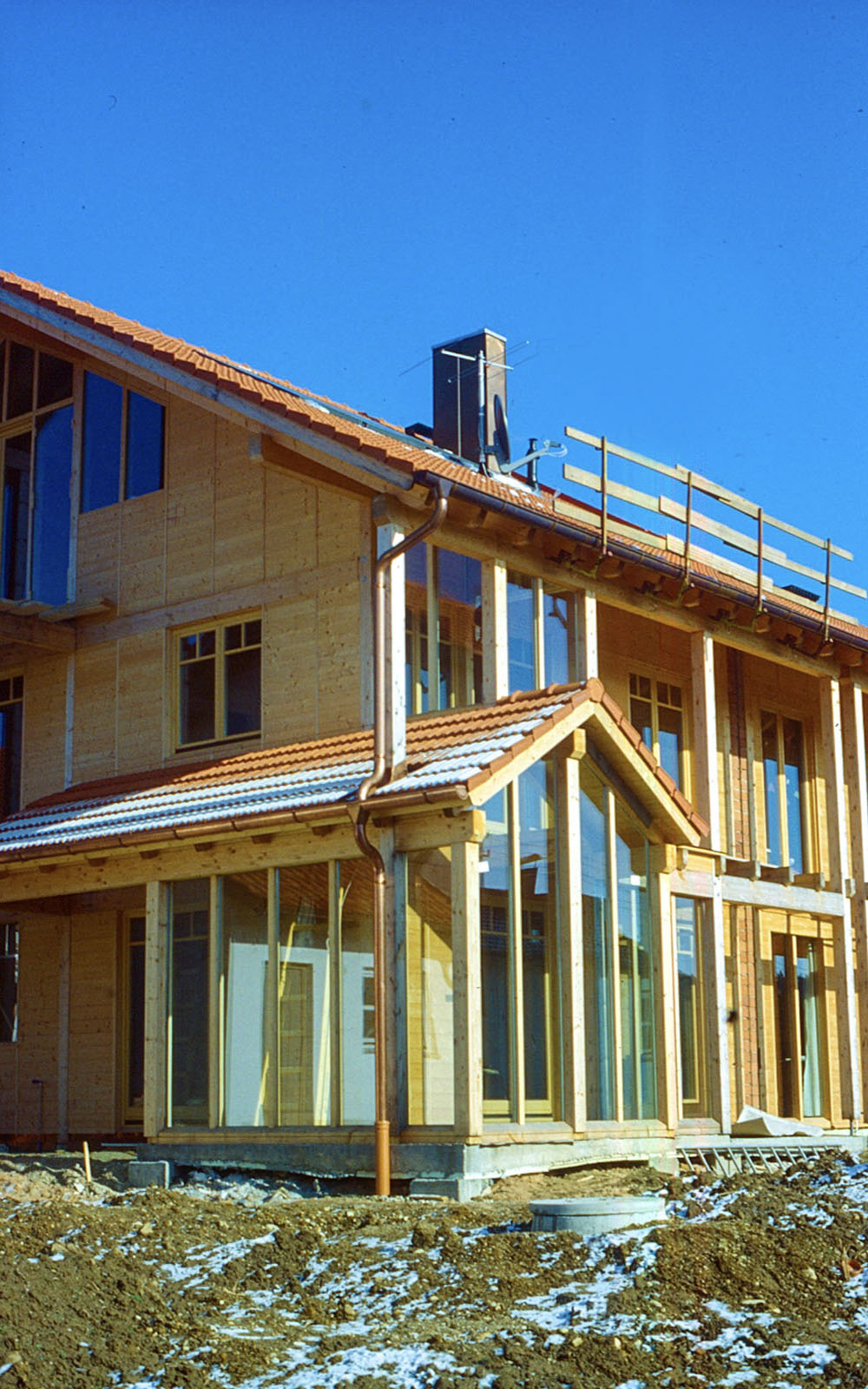 Holzskeletthaus Der Wintergarten