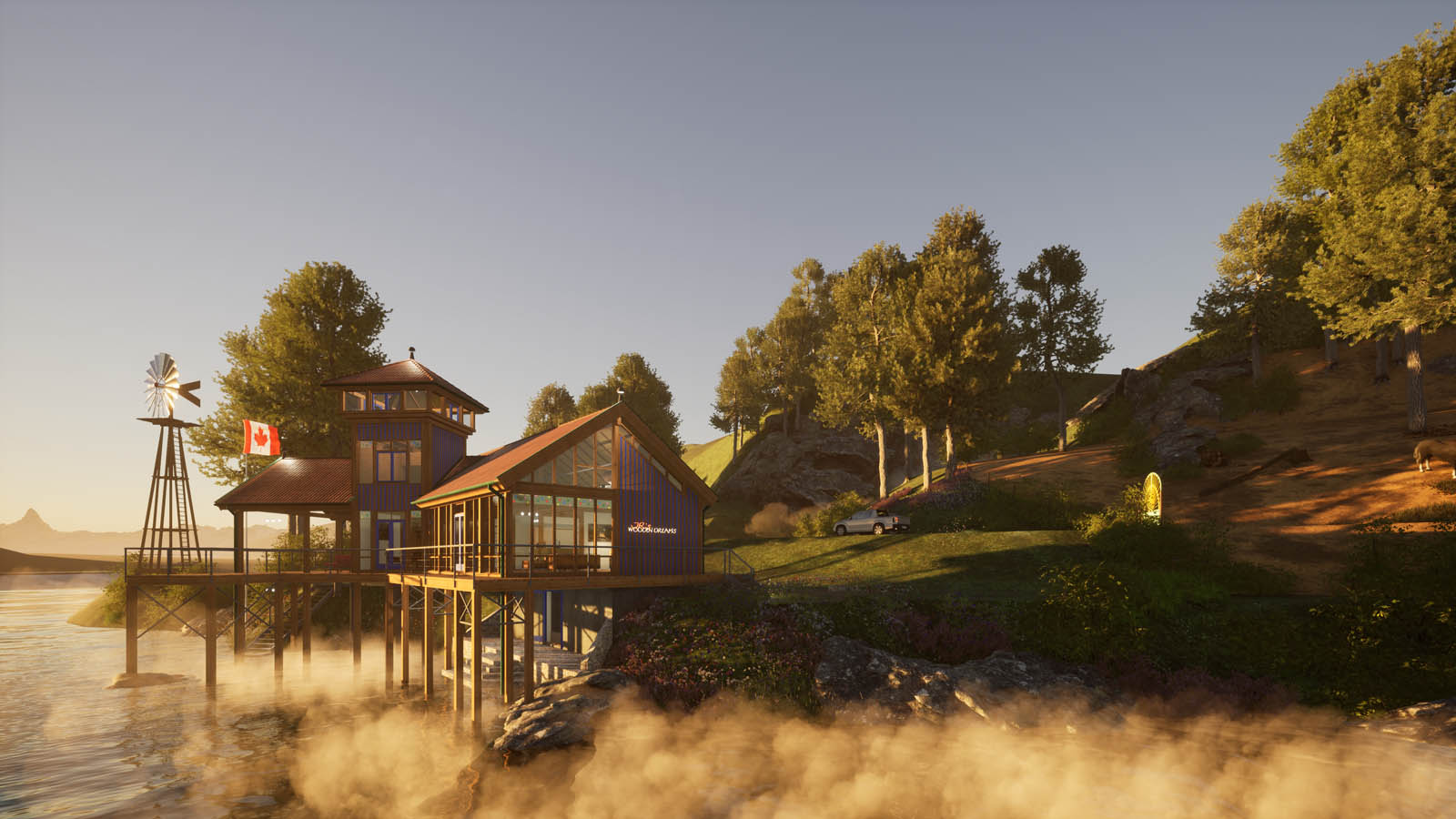 Holzskeletthaus von Ost