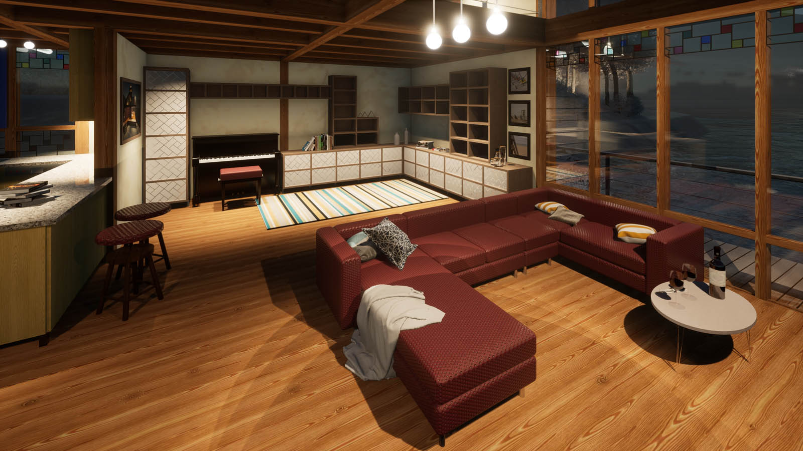 Wohnzimmer - jede|r darf sich selber einrichten!