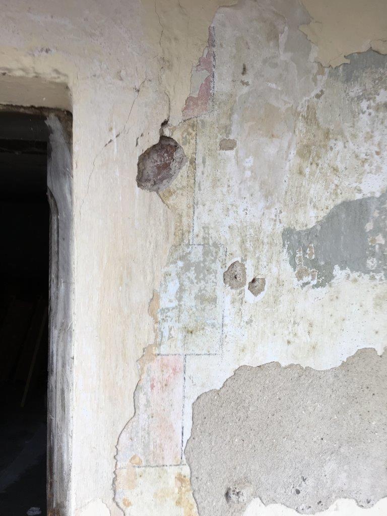 Putz- und Anstrich - freilegen und dokumentieren der einzelnen Schichten