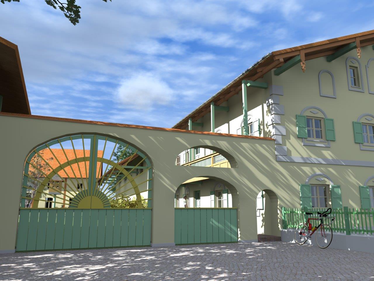 Denkmal mit Sonnentor