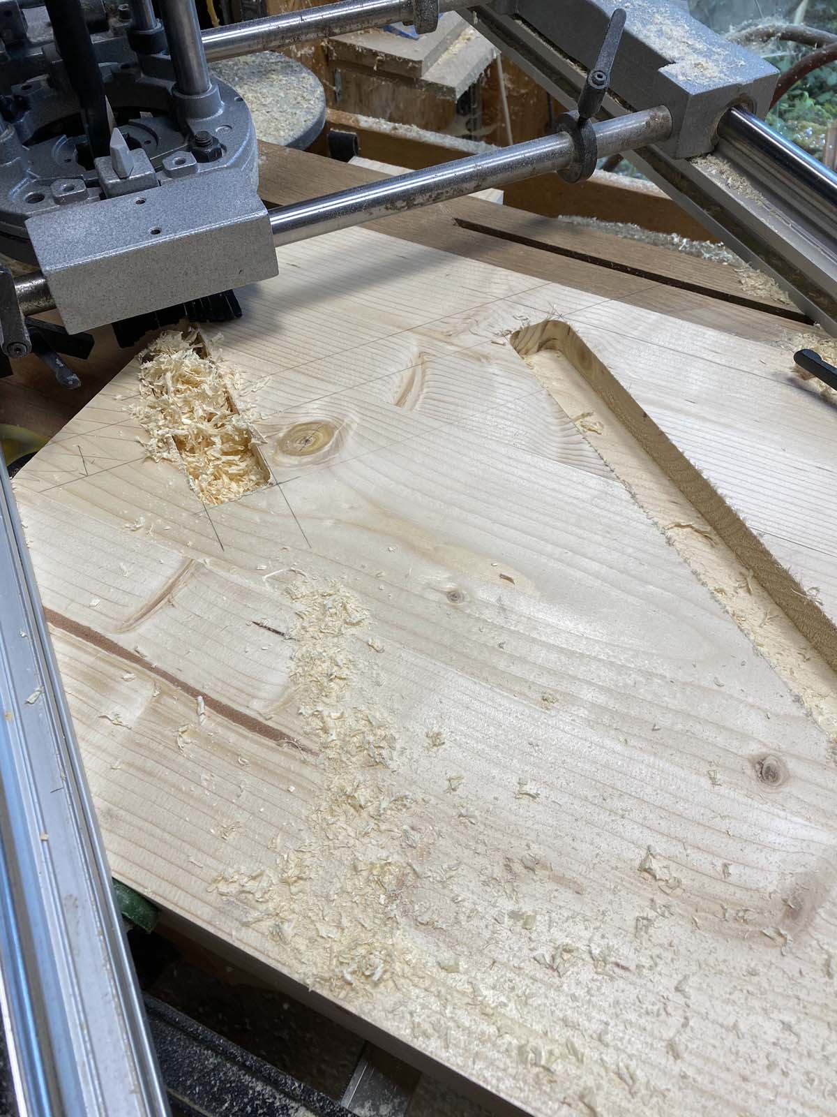 Nuten für die Trittstufen Nuten für die Trittstufen