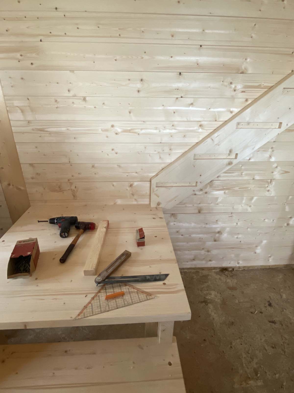 erster Lauf mit Podest erster Lauf mit Podest