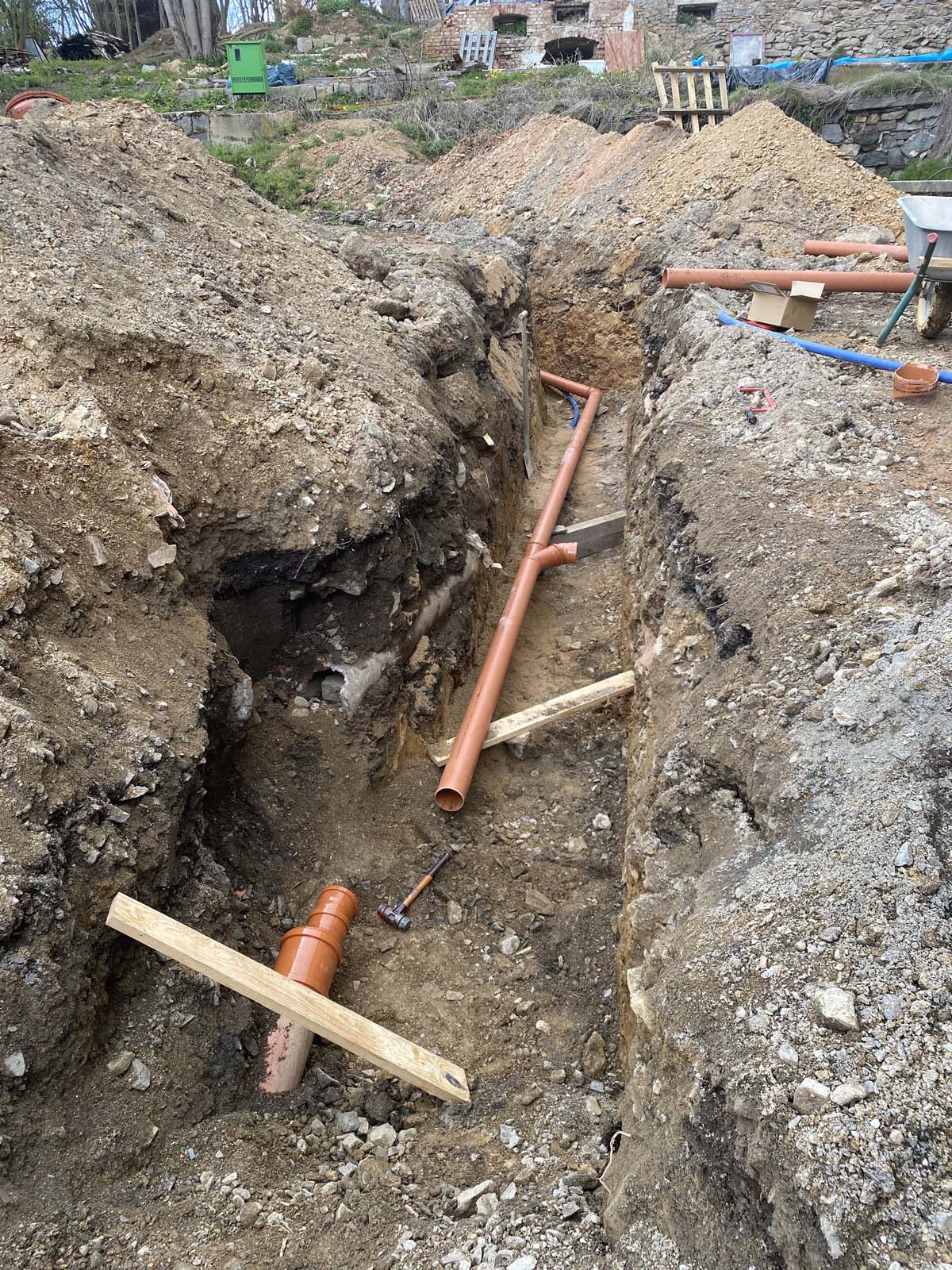 Übergang zum Kanal Übergang zum Kanal