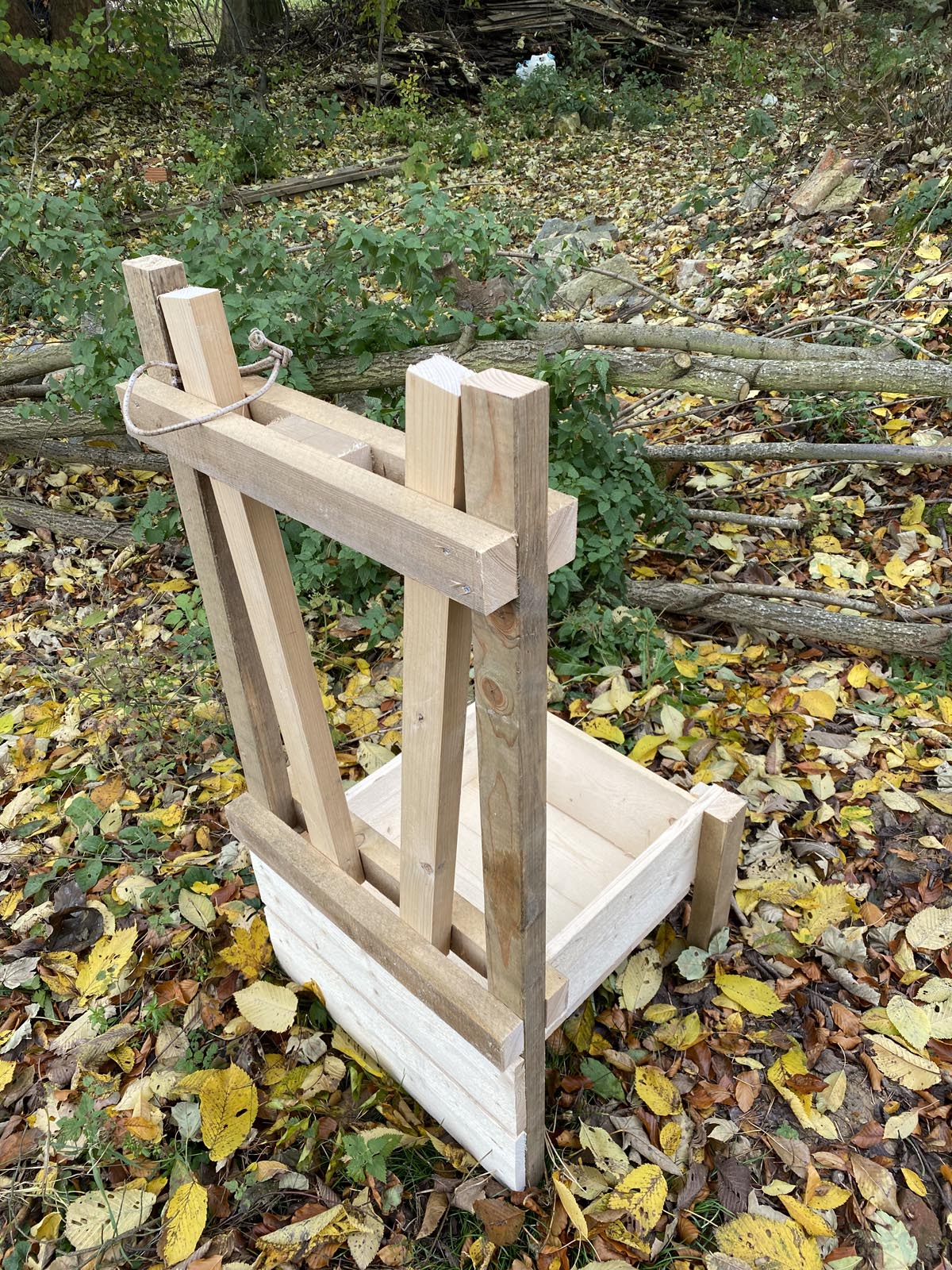 und schon 1:1 umgesetzt aus 4/6er Dachlatten und schon 1:1 umgesetzt aus 4/6er Dachlatten