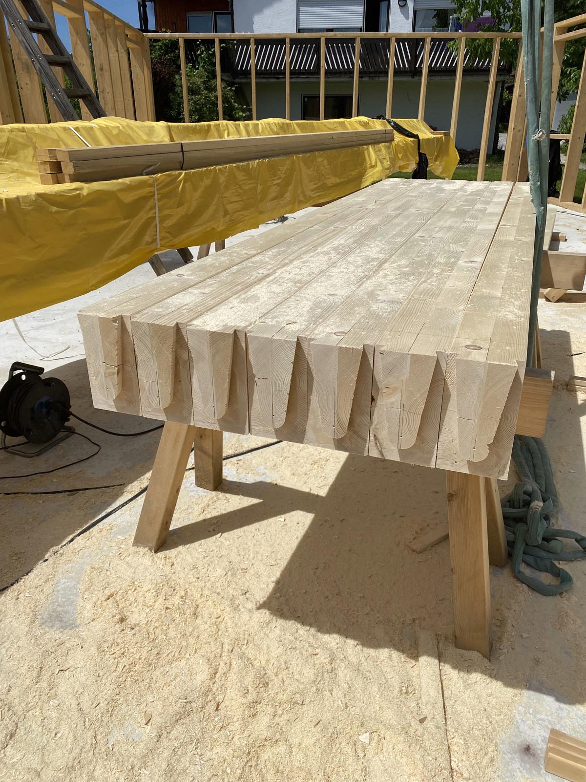 DUO-Deckenbalken - 12 cm breit und 22 cm hoch