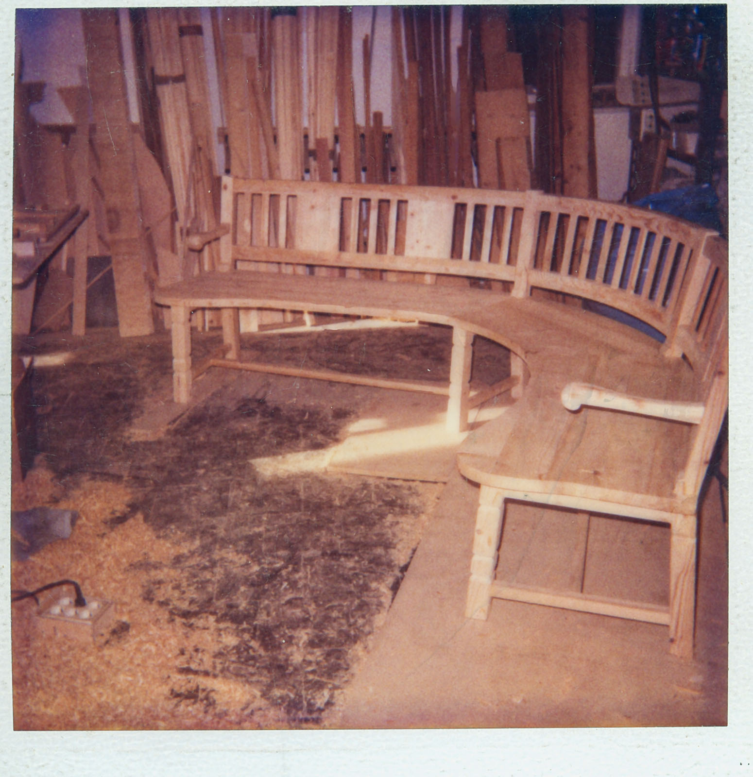 Fertigung der Sitzbank