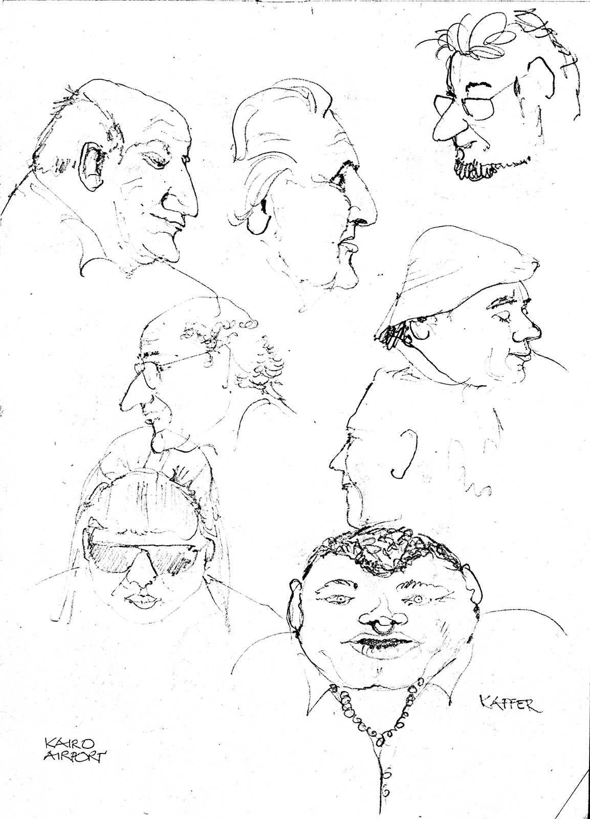 Kairo - Airport - mal kurz skizziert Kairo - Airport - mal kurz skizziert