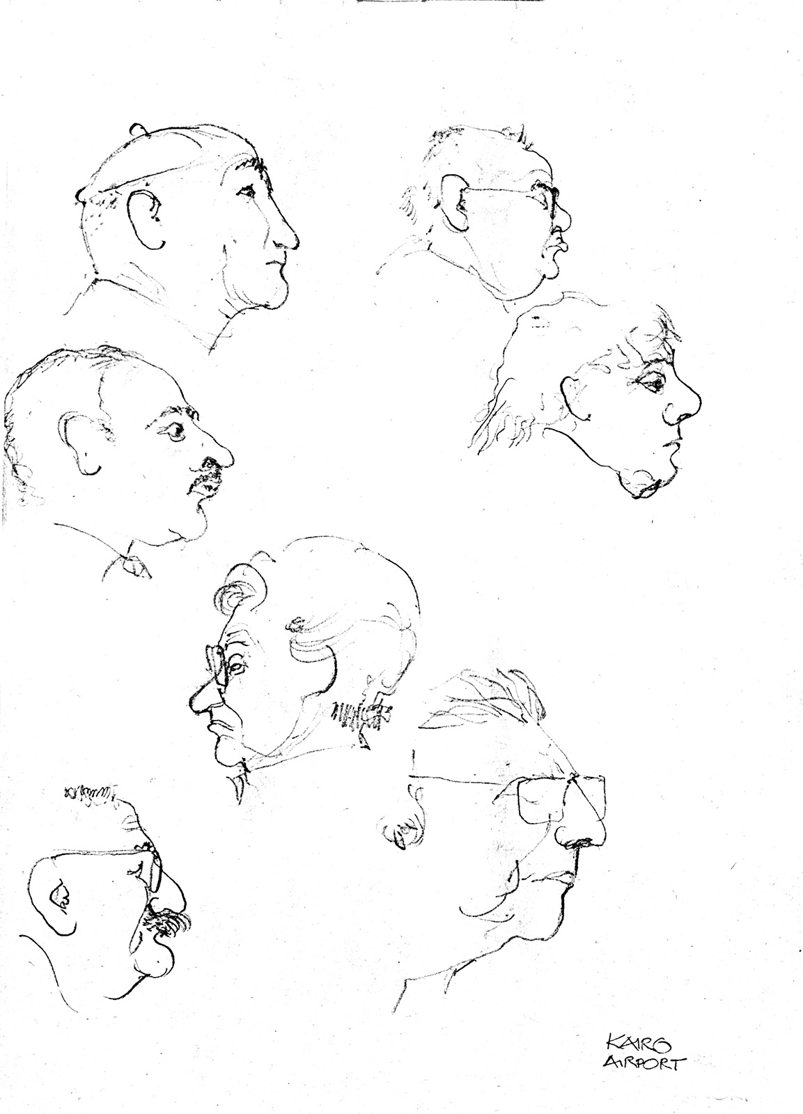 Kairo - Airport - mal kurz skizziert Kairo - Airport - mal kurz skizziert