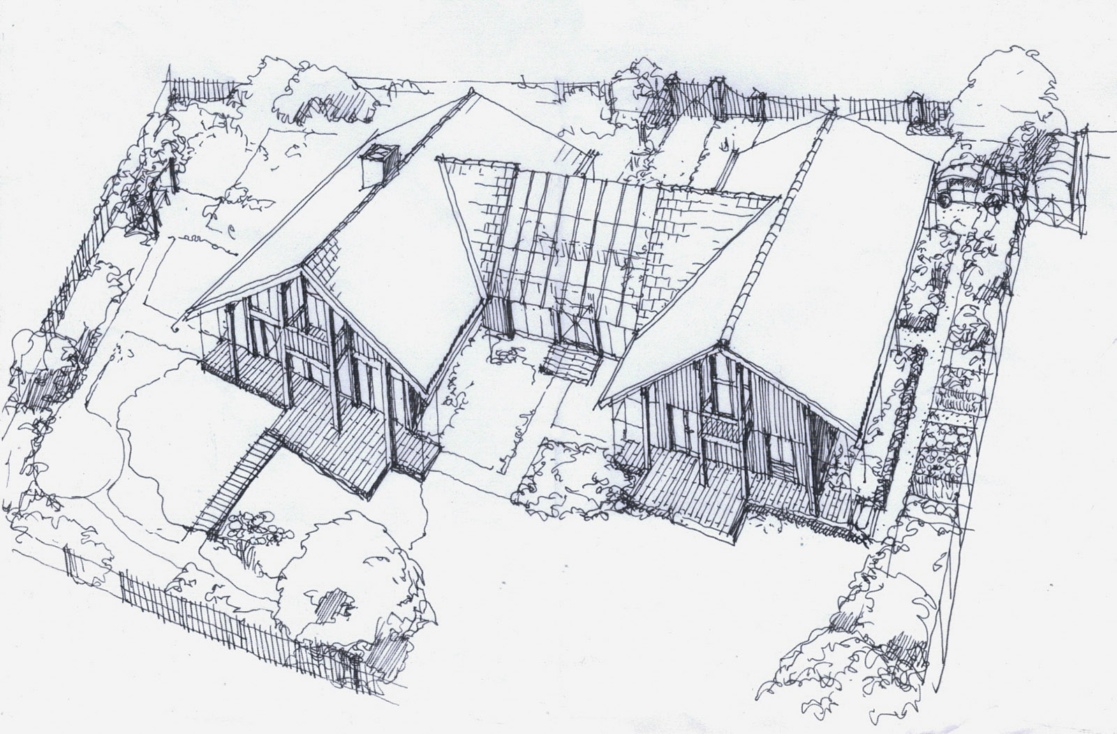 Handperspektive, abheben und zeichnen - es gab noch KEINEN PLAN zum Zeitpunkt